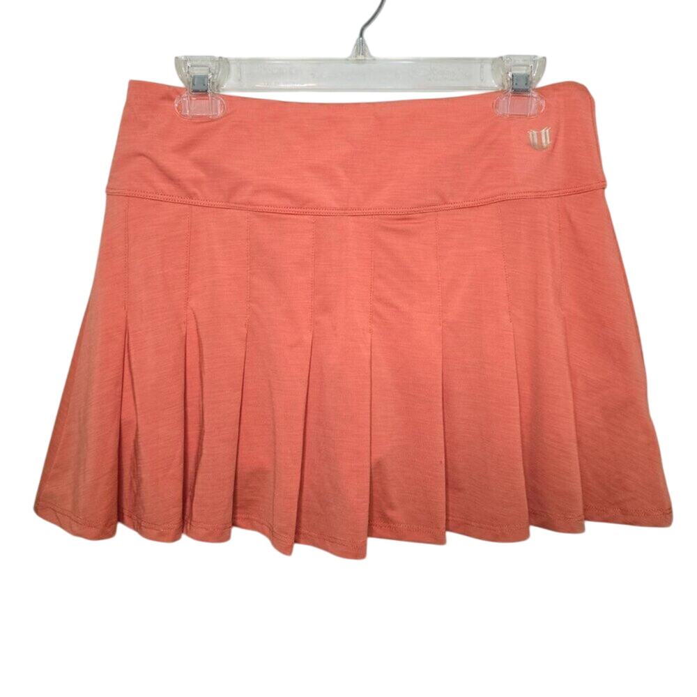Eleven by Venus Williams Taylor Swift  Orange Pleated‎ Tennis Skort Medium